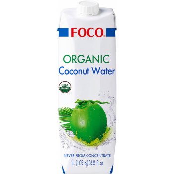 FOCO kokosová voda 100% 1000 ml