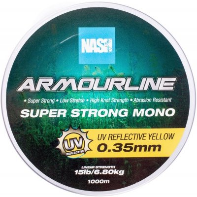 Kevin Nash Armourline Super Strong Mono UV Yellow 1000m 0,35mm 6,8kg