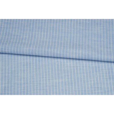 Len s bavlnou proužek, lehký, světle modrý – Zboží Mobilmania