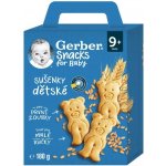 Gerber Snacks dětské sušenky 180 g – Sleviste.cz