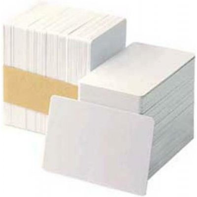 Zebra Premier (PVC) Blank White Cards,Card, 30 mil,500ks 104523-111 – Zboží Živě