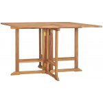 OMAXI 817193 Skládací zahradní jídelní stůl 110 x 110 x 75 cm masivní teak – Hledejceny.cz