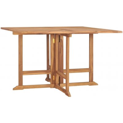 OMAXI 817193 Skládací zahradní jídelní stůl 110 x 110 x 75 cm masivní teak – Hledejceny.cz