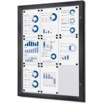 Jansen Display vnitřní uzamykatelná vitrína základní 9 x A4 – Zboží Živě