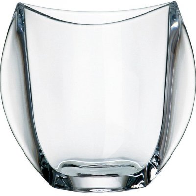 Crystal Bohemia Orbit 18 cm - vysoká skleněná váza na květiny – Zbozi.Blesk.cz