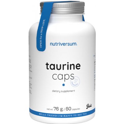 Nutriversum Taurine Caps 60 kapslí – Zboží Dáma