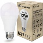 EcoPlanet LED žárovka E27 12W 1050lm teplá bílá EP0115 – Zboží Dáma