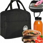 KIK KX5110_3 Termoizolační taška na jídlo černá – Zboží Dáma