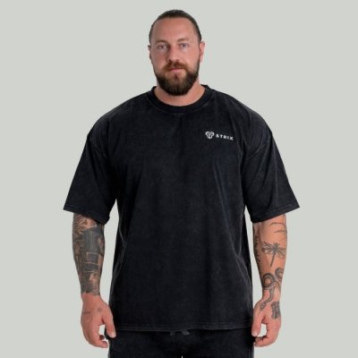 STRIX Oversized Tee Washed Black – Zboží Mobilmania