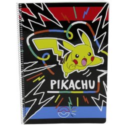 CyP Brands Spirálový sešit Pokémon Pikachu A4
