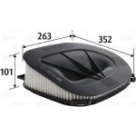 VALEO Vzduchový filtr 585802 – Hledejceny.cz