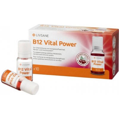 Livsane B12 Životní síla roztok v ampulích 10x10 ml – Hledejceny.cz