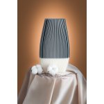 Fiedler Design VÁZA TANATO - Dvoubarevná, bílá-šedá – Hledejceny.cz