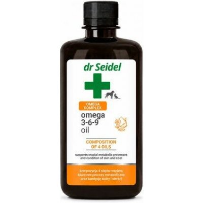 COBBYS PET Dr Seidel Omega 3-6-9 oil 250ml rybí olej na podporu imunity a srsti pro psy a kočky – Hledejceny.cz