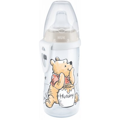 Nuk 751101 First Choice Active Cup láhev Medvídek Pú se silikonovým pítkem 300 ml – Zboží Dáma