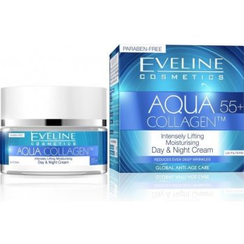 Eveline Aqua Collagen denní a noční krém 55+ 50 ml