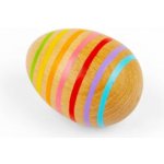 Bigjigs Toys Dřevěné hudební vejce pruhované – Hledejceny.cz