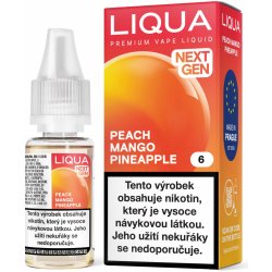 Liqua NextGen Peach Mango Pineapple 10 ml 18 mg