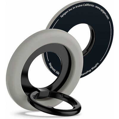 Spigen Nano Pop silikonový držák na telefon s MagSafe a prstenem - Black Sesame – Zboží Mobilmania