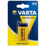 Varta Superlife 9V 1ks 2022101411 – Zboží Mobilmania