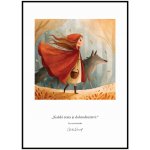 Jen tak z lásky Plakát Červená Karkulka - Cesta Rozměr plakátu: 30 x 40 cm – Zboží Mobilmania