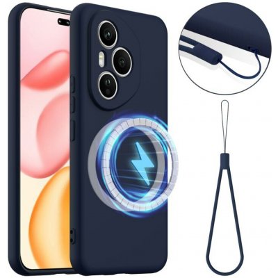VSECHNONAMOBIL 121603 RUBBER MAGSAFE Silikonový kryt pro Honor 400 Pro 5G modrý – Sleviste.cz