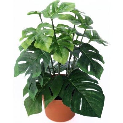 Umělá monstera v květináči, 27 cm – Zboží Mobilmania