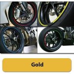 Proužky na kola GP style zlaté | Zboží Auto
