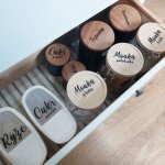 DanelaDesign samolepka s vlastním textem vinyl Bílá – Zboží Dáma