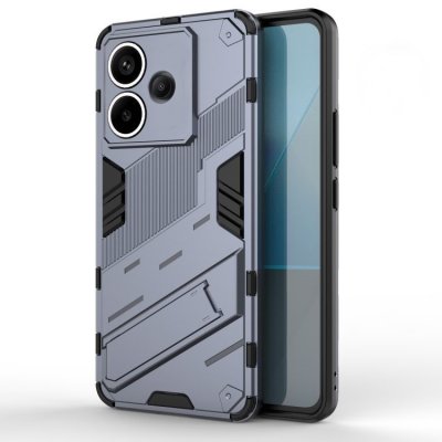 Levné Kryty Odolný Kryt Punk armor case šedý – Xiaomi Redmi Note 13 Pro+ 5G – Zboží Mobilmania