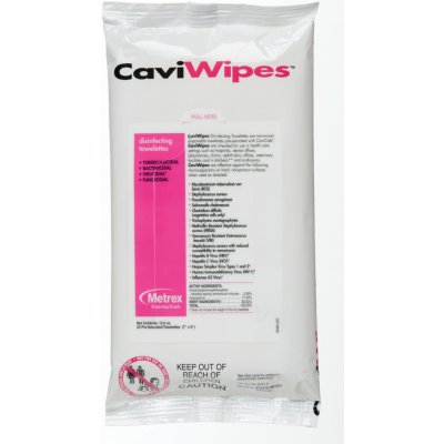 CaviWipes Dezinfekční ubrousky 17,5 cm x 22,5 cm 45 ks – Zbozi.Blesk.cz