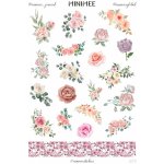 MINIMEE Papírové samolepky v aršíku A5 Růže 2 – Zboží Mobilmania