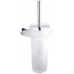 Nimco Kibo + Ixi Toaletní WC kartáč Rosené sklo Ki X3-94W-26 – Hledejceny.cz