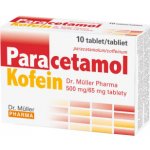 PARACETAMOL/KOFEIN DR. MÜLLER PHARMA POR 500MG/65MG TBL NOB 10 – Hledejceny.cz