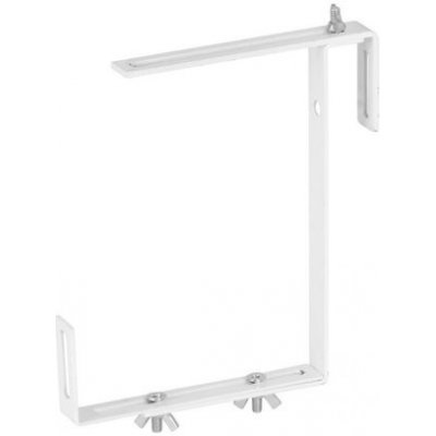 Věšák Strend Pro, bílý, kovový držák na truhlíkový květináč, bal. 2 ks ST255538 – Sleviste.cz