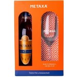 Metaxa 7* 40% 0,7 l (dárkové balení 2 sklenice) – Zbozi.Blesk.cz