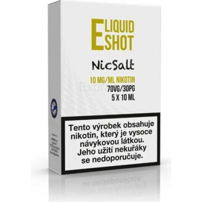 E-Liquid Shot Booster NICSALT 30PG/70VG 5x10 ml 10 mg – Zboží Mobilmania
