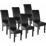 tectake 403495 6 židle ergonomické, koženka – Zboží Mobilmania