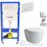 GEBERIT KOMBIFIX Basic tlačítko DELTA 50 bílá LAUFEN PRO LCC RIMLESS + SEDÁTKO 110.100.00.1 50BI LP2 – Sleviste.cz