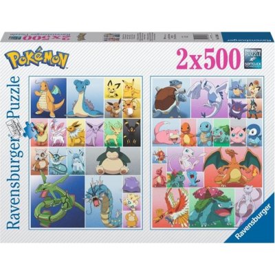 RAVENSBURGER Pokémon 2x500 dílků – Zboží Mobilmania