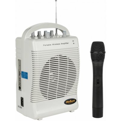 Rebel MIK0132 1 Přenosná sada mikrofonu se zesilovačem Bluetooth 50 W – Zboží Mobilmania