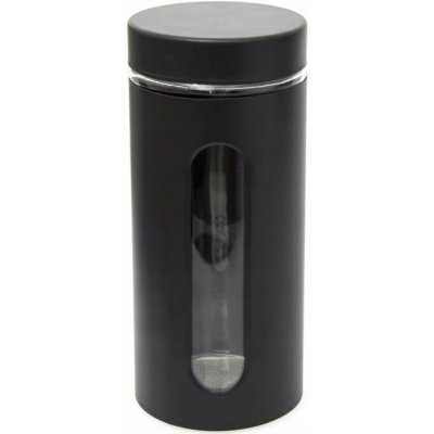 JORIS Skleněná zavařovací sklenice černé pouzdro 1200 Ml OD1792 – Hledejceny.cz