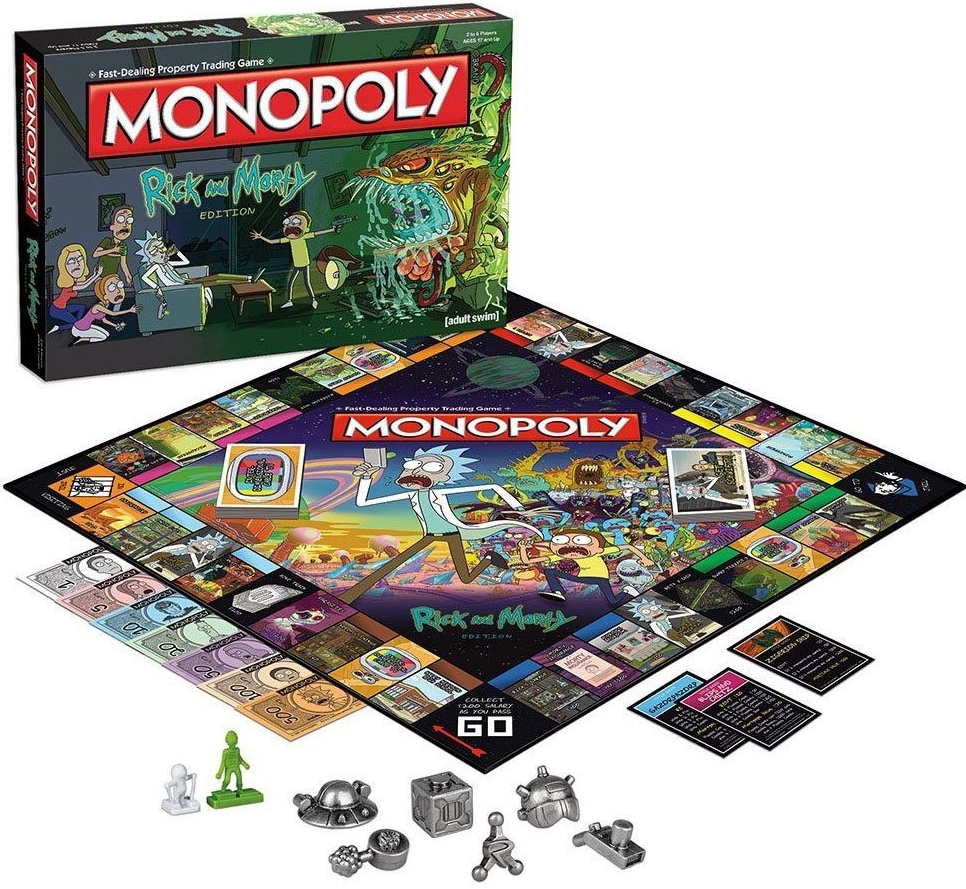 Hasbro Monopoly Rick and Morty EN
