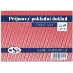 MSK 247 Příjmový pokladní doklad číslovaný A6 NCR – Zboží Živě