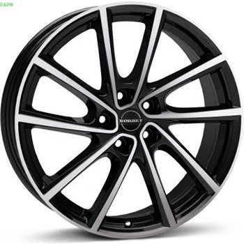 Borbet V 7x19 5x112 ET43 black polished