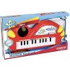 Dětská hudební hračka a nástroj Bontempi dětské elektronické klávesy se světelnými efekty červené