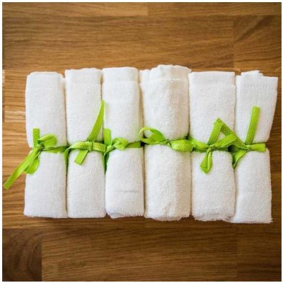 Pandoo bambusová žínka 25 x 25 cm sada 6 ks – Zboží Dáma