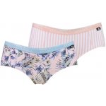 O'Neill WOMEN HIPSTER FLORAL PINK&UNI 2PACK Dámské kalhotky mix – Hledejceny.cz