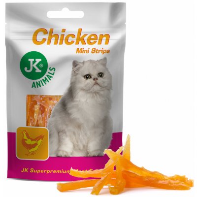 JK Animals Meat Snack Cat Chicken Strips kuře masový pamlsek 50 g – Zboží Mobilmania