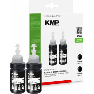 Inkoust KMP Canon GI-490BK - kompatibilní – Zboží Mobilmania